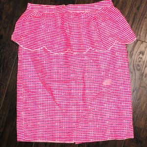 Lilly Pulitzer Peplum Skirt